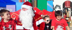Ft. Irwin Toy Drive - Santa and Kids